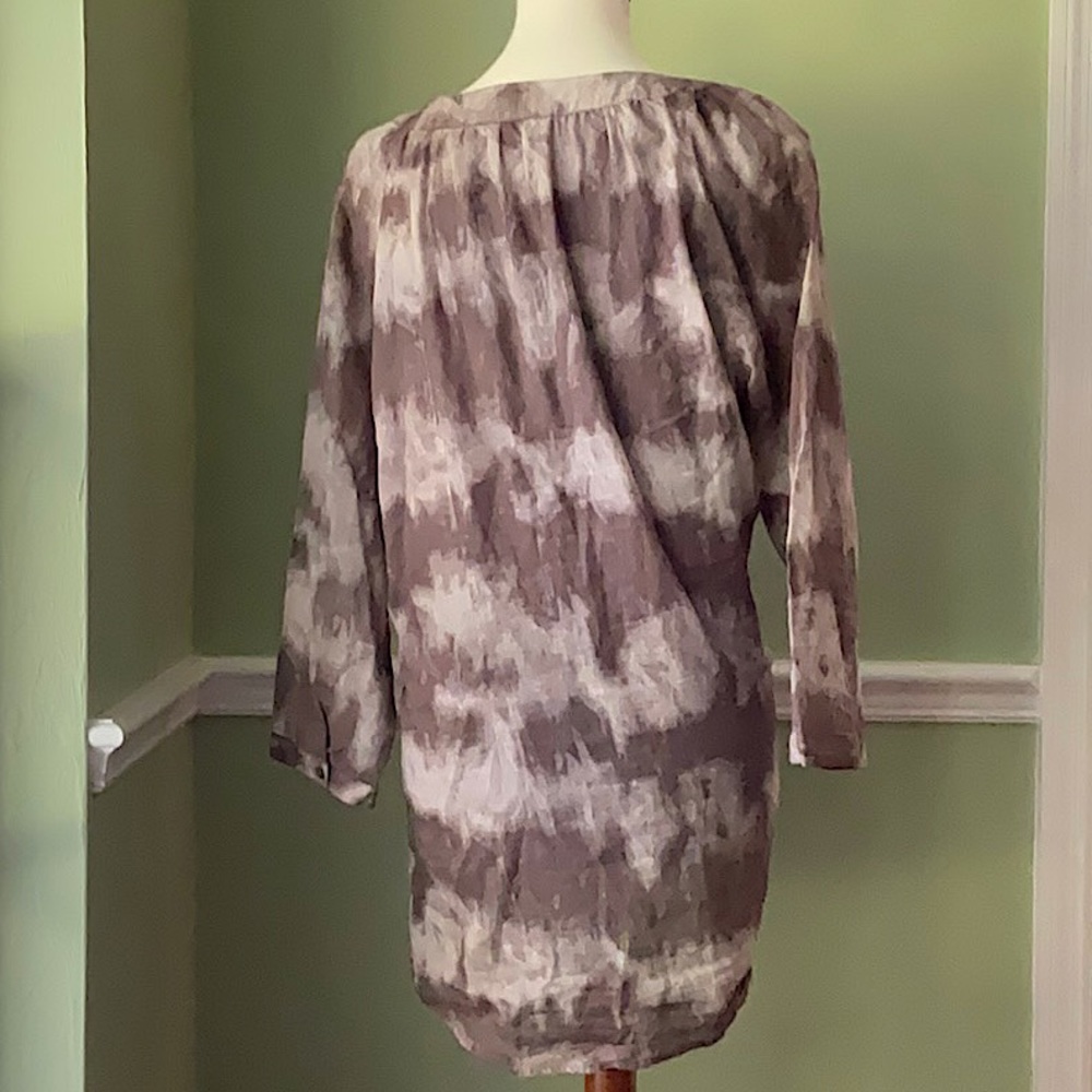 ColdWater Creek Sheer XL(18) Tunic Top W/XL Purple Tank Top - Picture 2 of 11